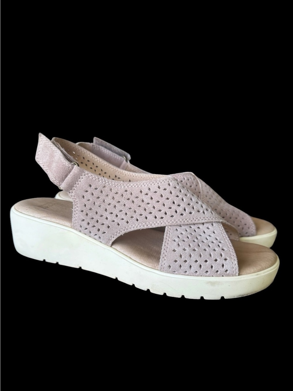 JOHNSON & MURPHY ladies slip on sandal excellent condition size 8